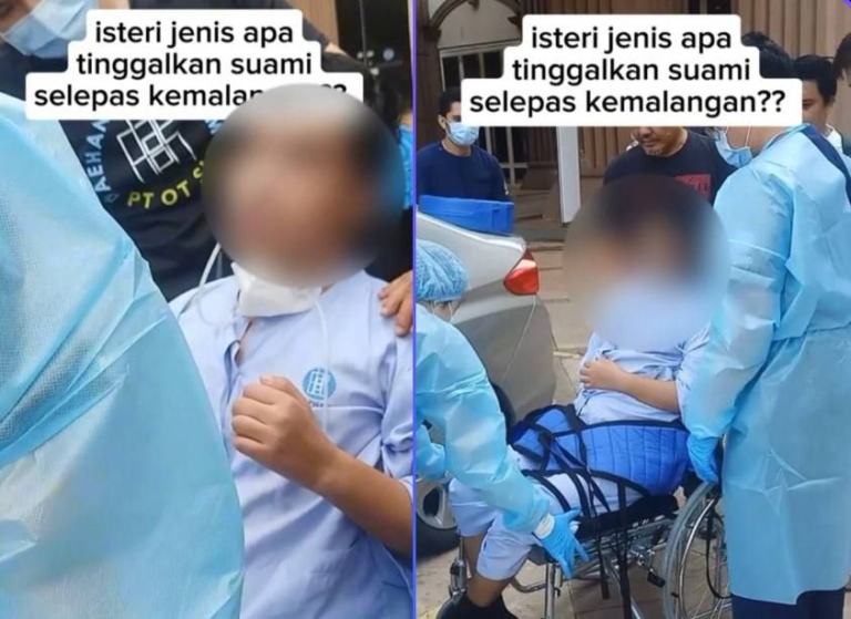 Isteri yang Durjana ‘menghilang’ meninggalkan suami yang terlantar selepas Hadapi kemalangan