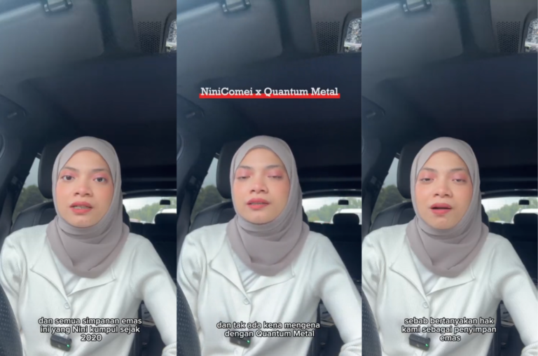 “Quantum Metal ‘Terminated’ Nini Comei Hanya Kerana Tanya Tentang Pengeluaran Simpanan Emas”.  Hati Hatilah QM Dah Nak Start Langkah Seribu Tu – Netizen