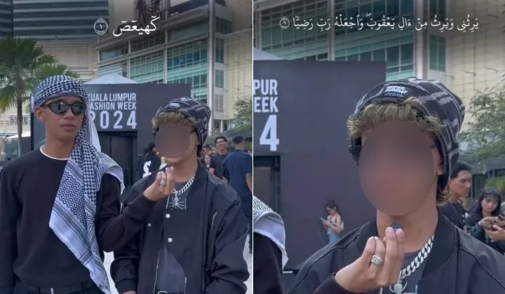 “Pakai Rantai, Hafal 30 Juzuk Al-Quran Lelaki Muda Ini Cipta perdebatan di kalangan Netizen”