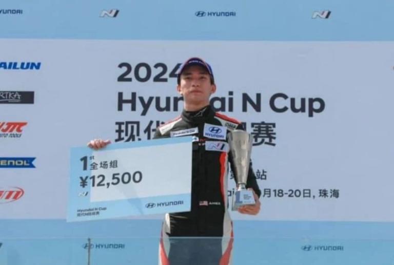 “PMX ‘Congratulate’Amer Harris Jefry, Juara Pusingan Keempat Hyundai N Cup 2024 Di Zhuhai”