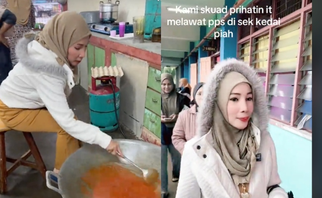 Usahawan Banjir, Tapi Kenapa Jaket Bulu dan Beg Tangan Mewah?