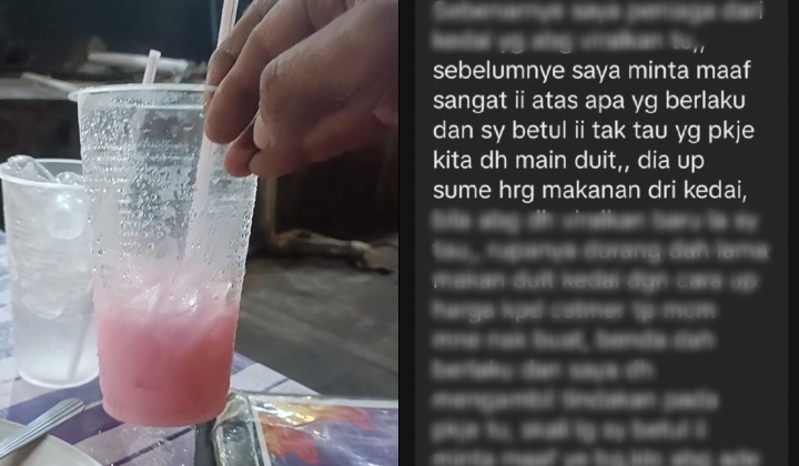 Pekerja Kedai Makan Caj Extra Joss RM6 Tanpa Pengetahuan Pemilik, Hasilnya? Viral di Media Sosial!