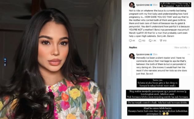 “Tyra Bersuara Keras Terhadap Dewi, Berani Cakap Begitu Tentang Ibu Yang Mengandungkan?”