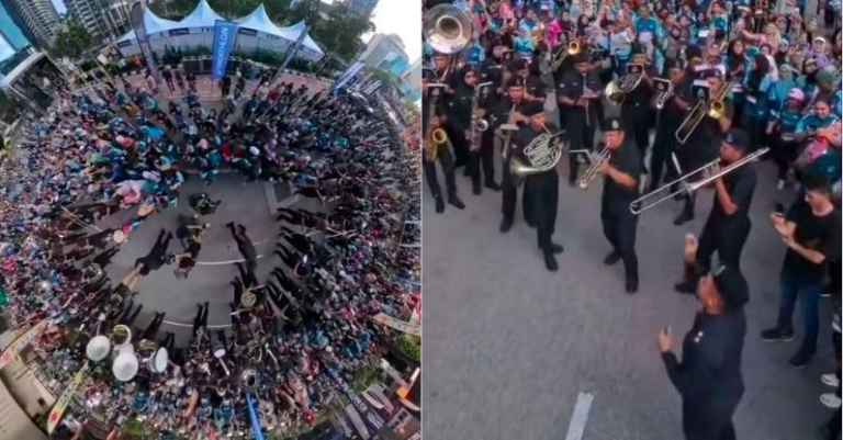 PDRM Band Pukau Orang Ramai Dengan Lagu K-Pop di Sarong Music Run!