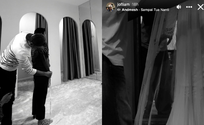 Jofliam Kongsi Gambar ‘Fitting’ Baju Pengantin, Bakal Tamat Zaman Duda?