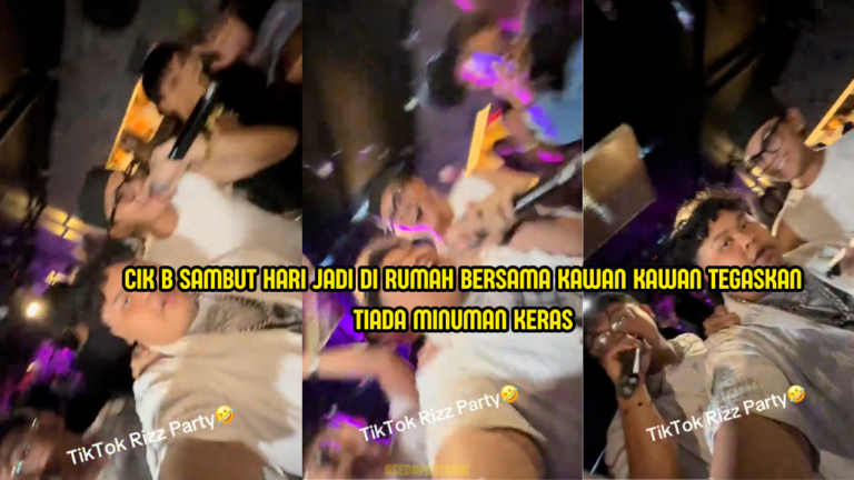 CIK B NAFI SAMBUT ULANG TAHUN DI KELAB MALAM, TEGASKAN TIADA MINUMAN KERAS