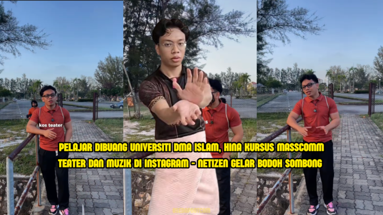 Pelajar yang dibuang Kolej DMA Islam Dikecam Kerana Hina Kursus Masscomm & Teater