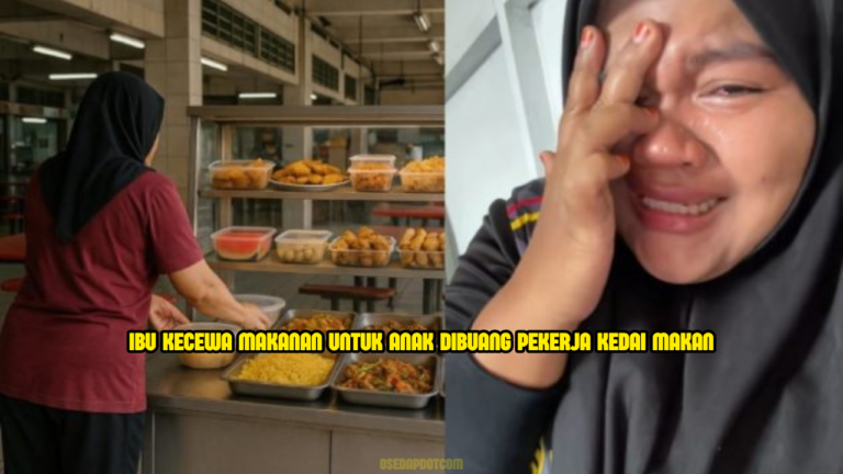 Sedih.. Makanan Baru dimakan 3 Suap Untuk Anak Dibuang Pekerja Gerai