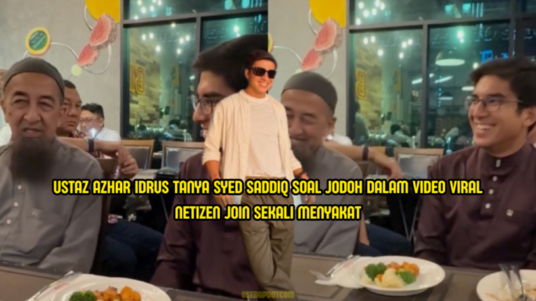 Ustaz Azhar Idrus Usik Syed Saddiq Soal Jodoh