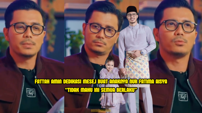 Fattah Amin Dedikasi Mesej Menyentuh Hati Buat Anak, Akui Tak Mahu Berpisah
