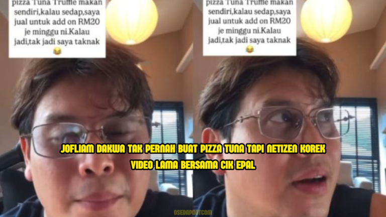 Jofliam Kata Tak Pernah Buat Pizza Tuna, Netizen Tayang ‘Bukti Lama’