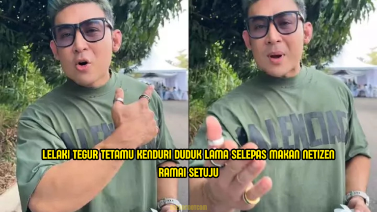 “Dah Makan, Bangun Lah” – Isu Tetamu Berlama-Lama Di Meja Kenduri Jadi Perdebatan