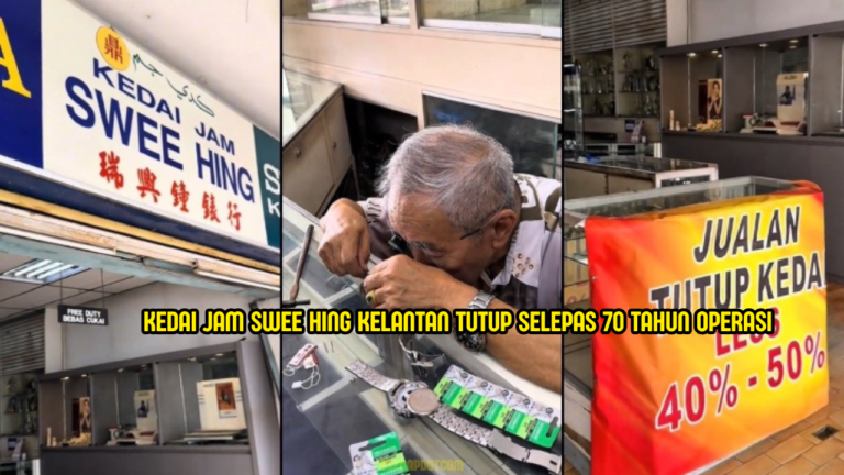 Kedai Jam Legend Swee Hing Di Kelantan Ditutup Selepas 70 Tahun