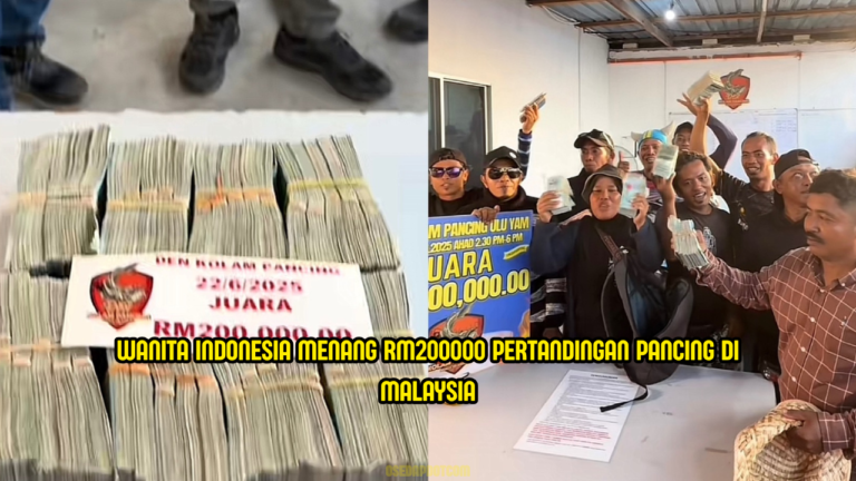 Peserta Indonesia Menang RM200,000 Dalam Pertandingan Pancing Di Malaysia