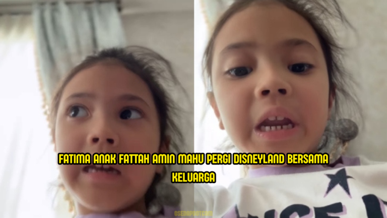 Gelagat Fatima Minta Fattah Amin Bawa Ke Disneyland Buat Netizen Cair