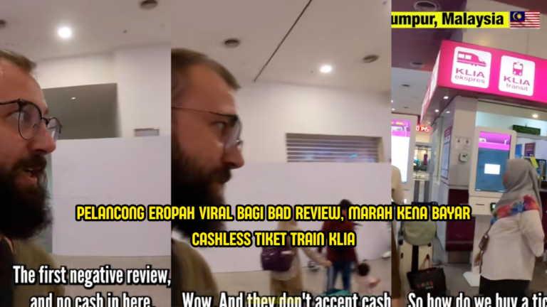 Pelancong Eropah Kecoh Kena Bayar Cashless Untuk Tiket Tren KLIA