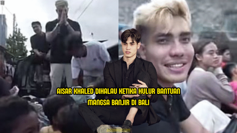 Niat ikhlas nak bantu, tapi lain pula jadinya. Aisar Khaled kena halau ketika hulur bantuan di Bali.