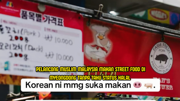 Wanita Ini Risau Tengok Pelancong Muslim Malaysia Bangga Makan Street Food Di Korea