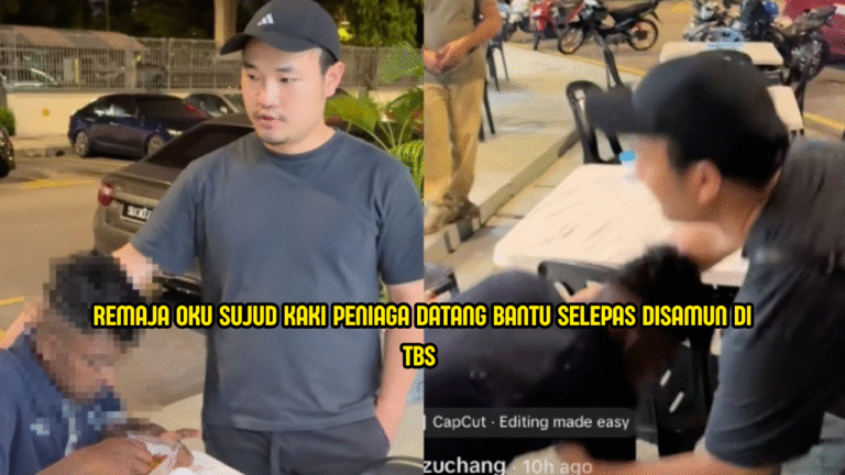 Remaja OKU Sujud Kaki Peniaga Lepas Disamun Di KL