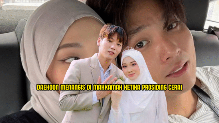 DAEHOON TERTUNDUK MENANGIS DI MAHKAMAH KETIKA PROSIDING CERAI