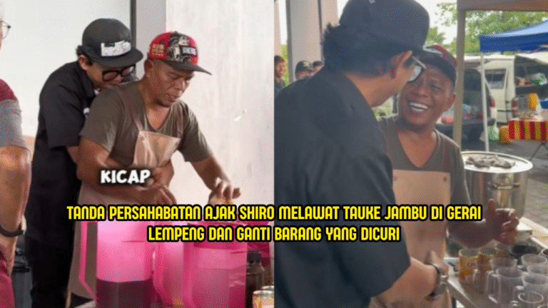 Ajak Shiro Kenang Jasa Tauke Jambu, Hadiahkan Meja Baharu Buat Gerai Lempeng