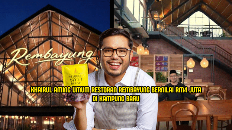 Khairul Aming Umum Restoran RM4 Juta Rembayung Di Kampung Baru