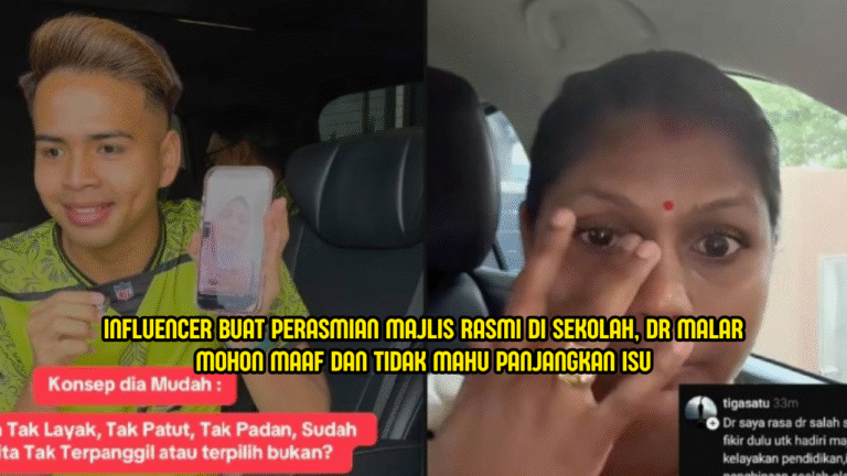 Isu Jemputan Sekolah Jadi Panas,  Teguran Berprinsip Dr Malar Di salah Erti