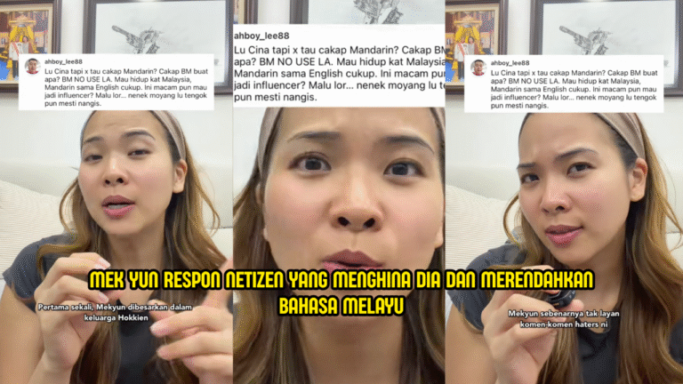 Netizen Hina Bahasa Melayu Dan Persoalkan Identiti Mek Yun