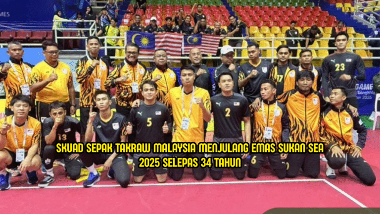 Akhirnya! Malaysia Tamatkan Kemarau Emas Sepak Takraw Sukan SEA Selepas 34 Tahun