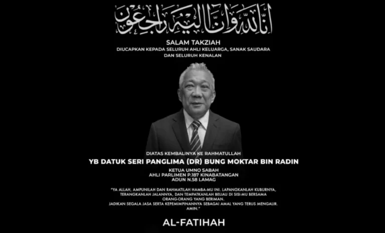 Pemergian Bung Moktar Radin: Sabah Berduka Kehilangan Pemimpin Berpengaruh