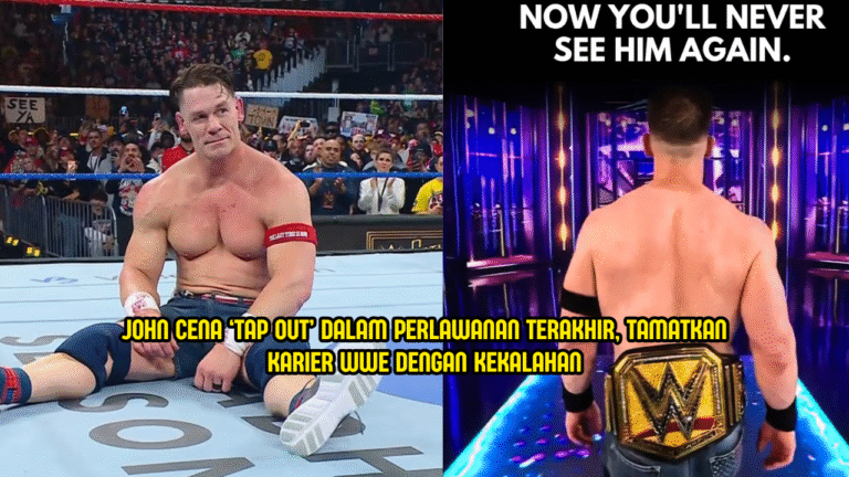 John Cena Tunduk Dalam Perlawanan Terakhir, Tamatkan Karier WWE Dengan Kekalahan