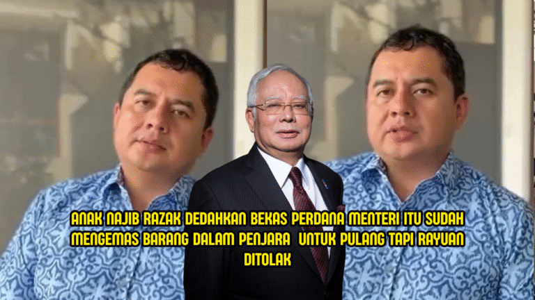 Najib Sudah Kemas Barang Dalam Penjara, Anak Dedah Harapan Pulang Untuk Tahanan Rumah Tak Kesampaian