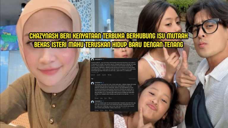 “Saya Terima Teguran Anda Semua” – Chazynash Mohon Maaf Isu Mutaah Bekas Isteri