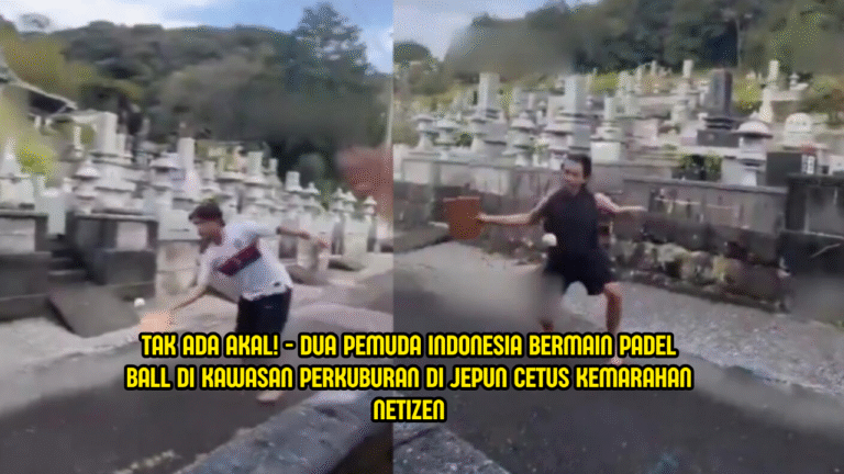 Netizen Jepun Kecam Pemuda Indonesia Main Padel Di Perkuburan Jepun