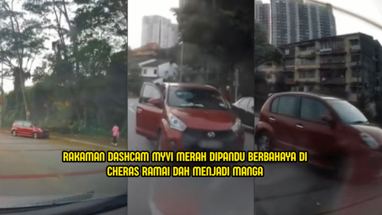 “Dah La Bawa Baby” – Detik Cemas Wanita ‘Dicucuk’ Myvi Merah Di Cheras