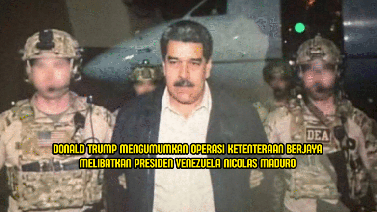 Trump Dakwa Operasi Ketenteraan Berjaya, Presiden Venezuela & Isteri Didakwa Di AS