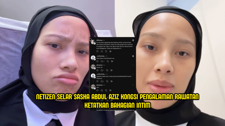Netizen Selar Sasha Abdul Aziz Kongsi Pengalaman Rawatan Ketatkan Bahagian Intim