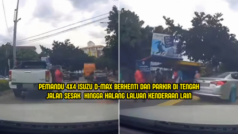 4×4 Berhenti Tengah Jalan Bangsar South, Netizen Bengang Dakwa Nak Beli Pisang Goreng