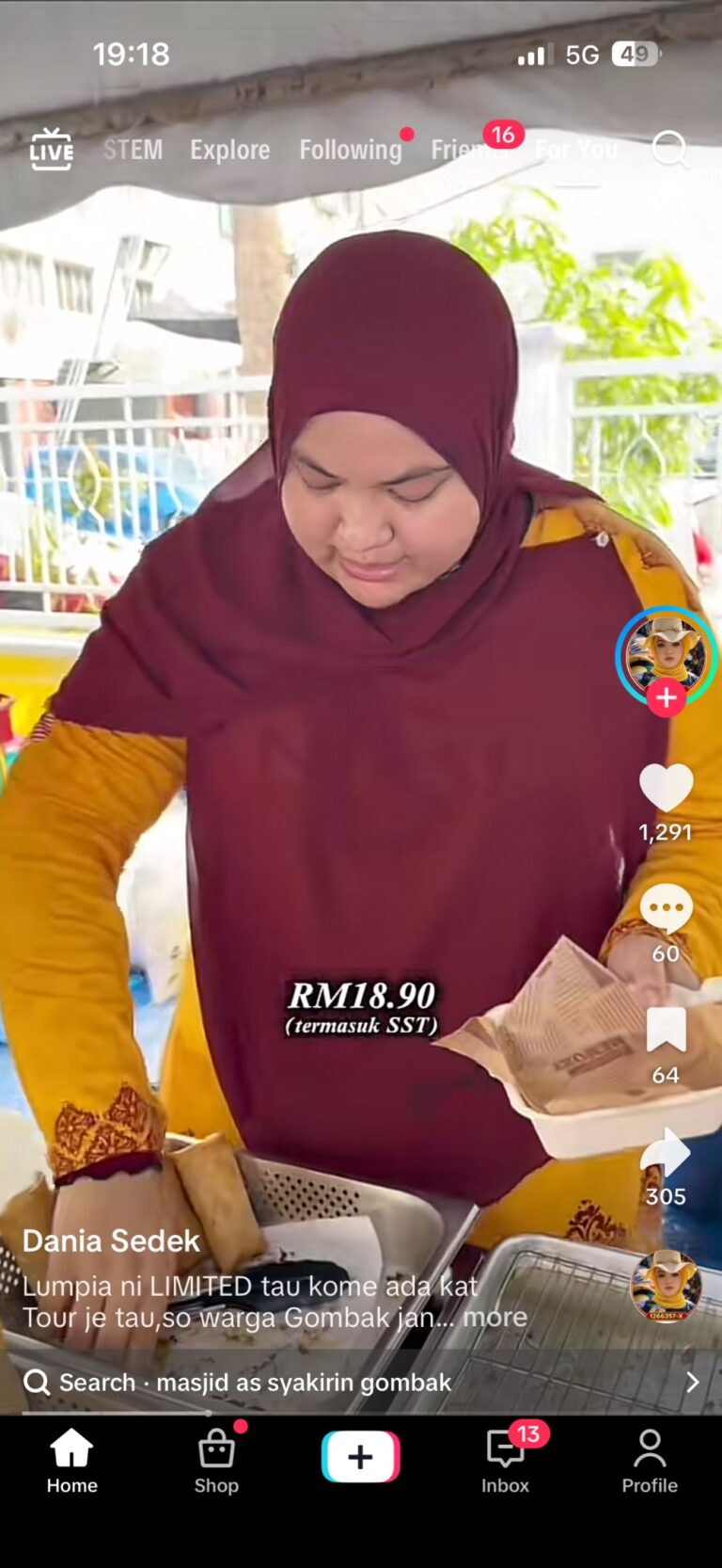 Netizen Pertikai Harga 3 Popia RM18.90, Peniaga Tampil Beri Penjelasan