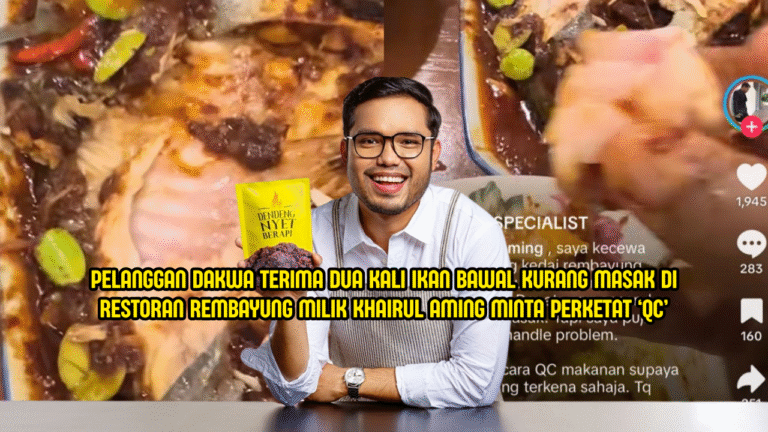 Pelanggan Dakwa Terima Dua Kali Ikan Bawal Kurang Masak Di Rembayung