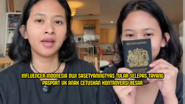 Dwi Sasetyaningtyas Tayang Pasport UK Anak, Kini Berdepan Risiko Blacklist Kerajaan Indonesia