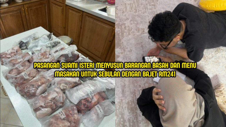 Belanja RM241 Sahaja, Pasangan Ini Rancang Menu Masakan Untuk Sebulan & Elak Pembaziran