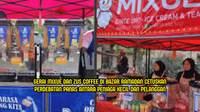 Mixue & ZUS Coffee Masuk Bazar Ramadan, Peniaga Kecil Terhimpit?