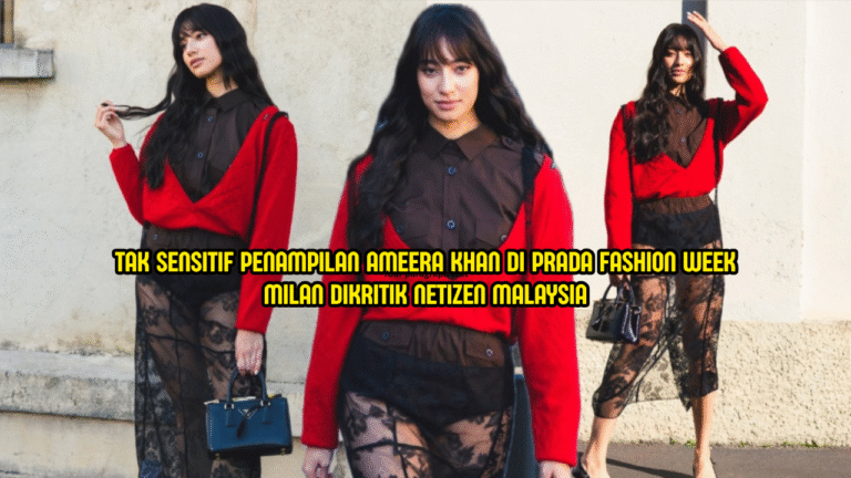 “Macam Pakai Pampers” – Netizen ‘Serang’ Fesyen Ameera Khan, Persoal Sensitiviti Ramadan