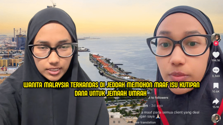 Wanita Terkandas Jeddah Mohon Maaf Isu Dana