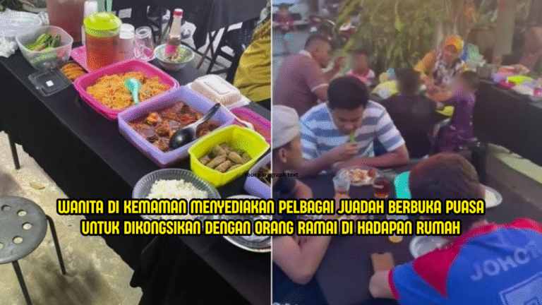 “Kenal Tak Kenal Semua Boleh Makan” – Wanita Kemaman Masak Juadah Berbuka Banyak Jemput Sesiapa Lalu Singgah Makan