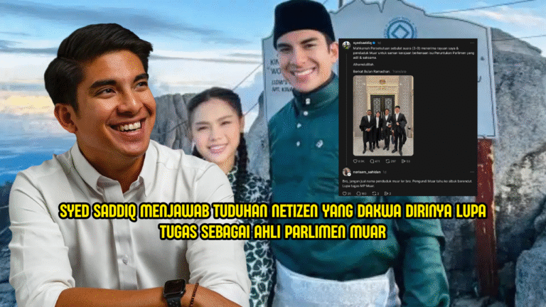 Syed Saddiq Balas Tuduhan Sibuk Dengan Bella, Lupa Tugas MP Muar