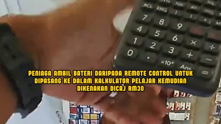 Peniaga Guna Bateri Remote Untuk Calculator, Tapi Caj RM30
