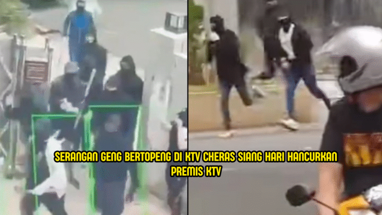 Lebih 60 lelaki bertopeng serbu pusat hiburan di Cheras siang hari, kejadian tular seakan babak filem gangster.
