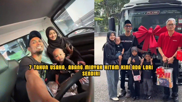 7 Tahun Usaha, Abang Minyak Hitam Kini Ada Lori Sendiri